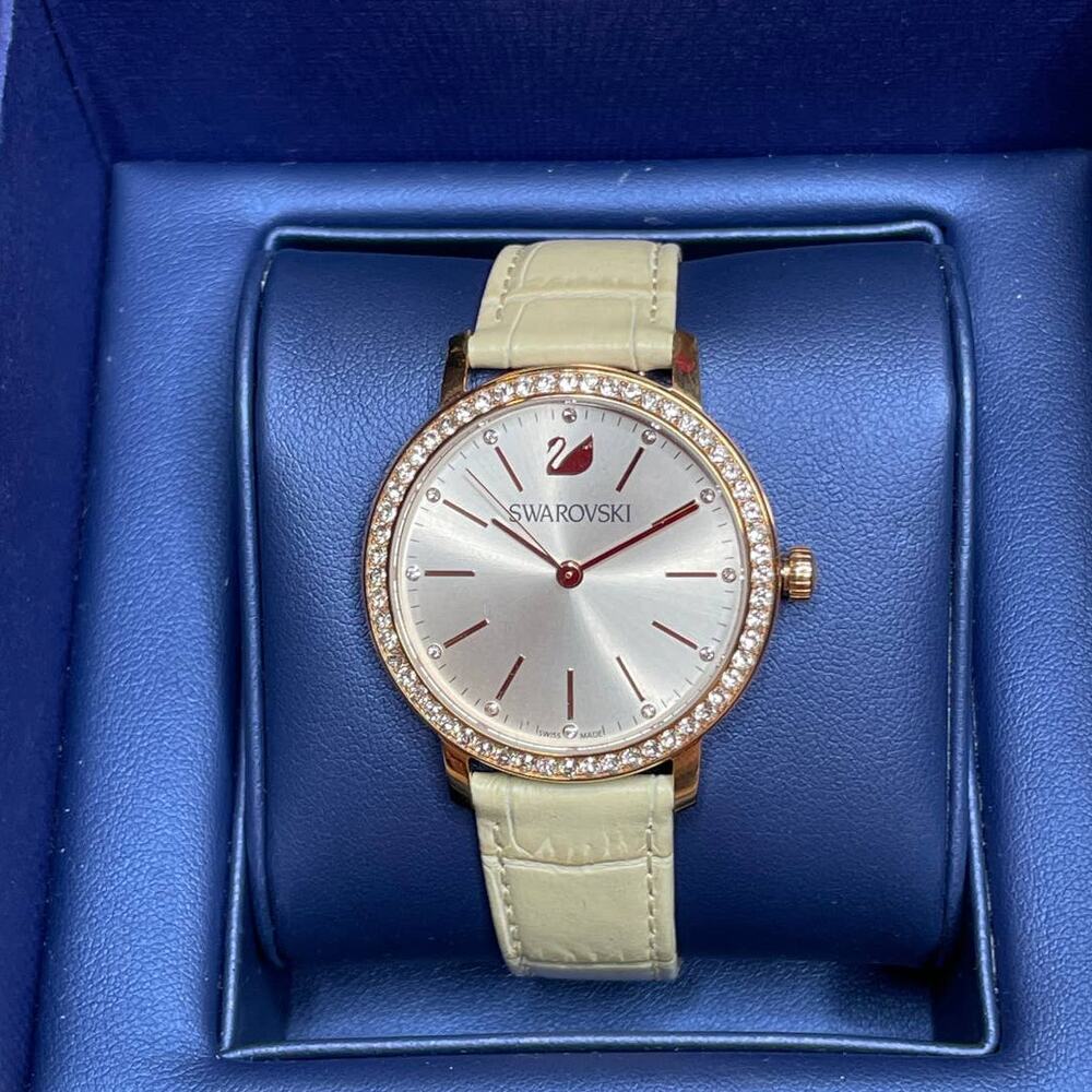 Swarovski Graceful Lady  Rose Gold Crystal Watch
